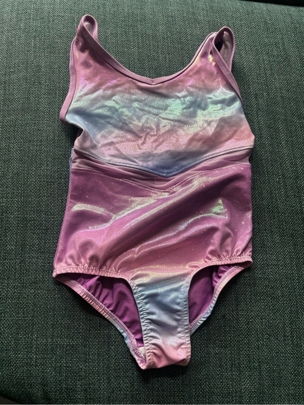 Cat & Jack Girls Purple Ombre Shimmer One-Piece